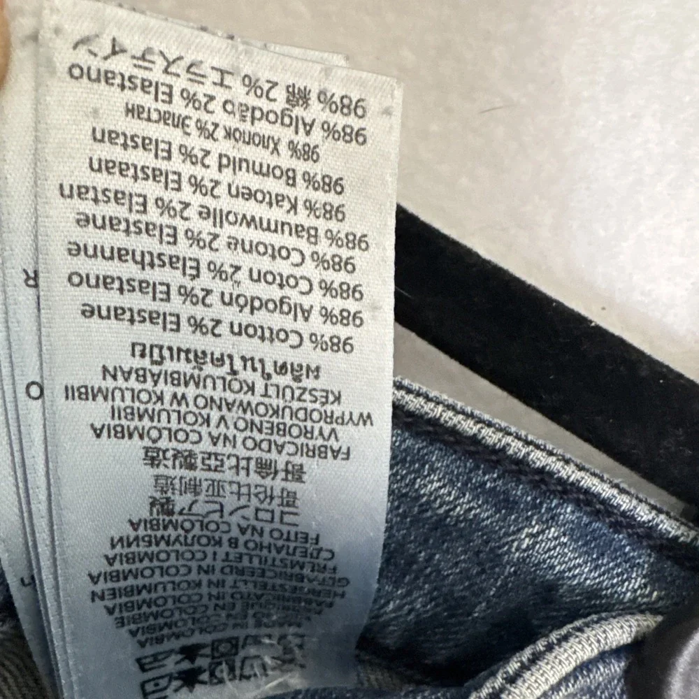 Michael Kors Womens Slim Fit Skinny Denim Jeans Blue Dark Wash Size 8